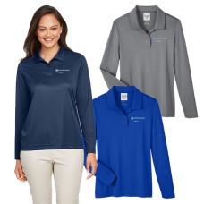 Team 365 Ladies' Zone Performance Long Sleeve Polo